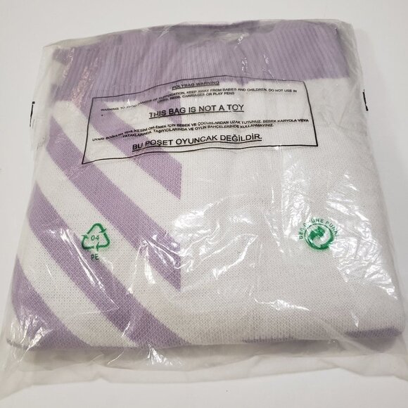 NWT Trendyol Lilac‎ Colorblock Knit Sweater Size Medum - Picture 6 of 7